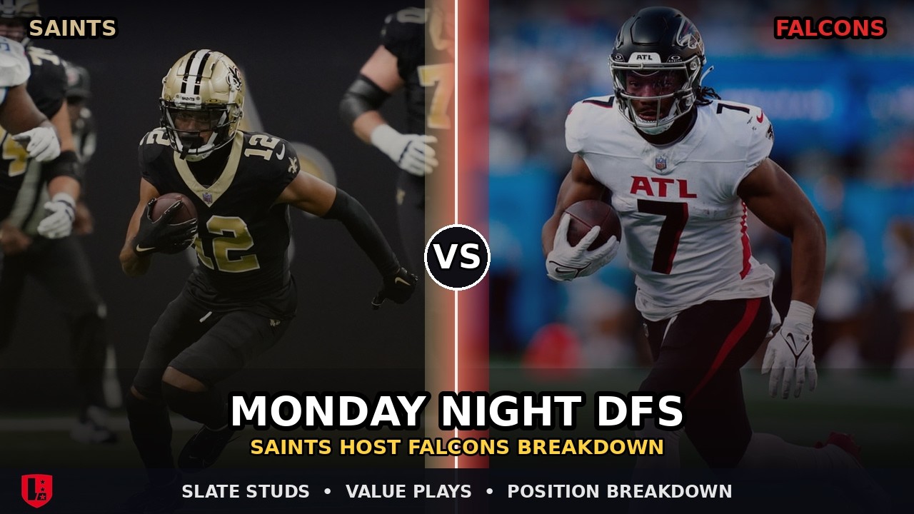 Falcons vs Saints MNF DFS: Олав, Лондон и Бижан Робинсон &mdash; звезды игрового дня