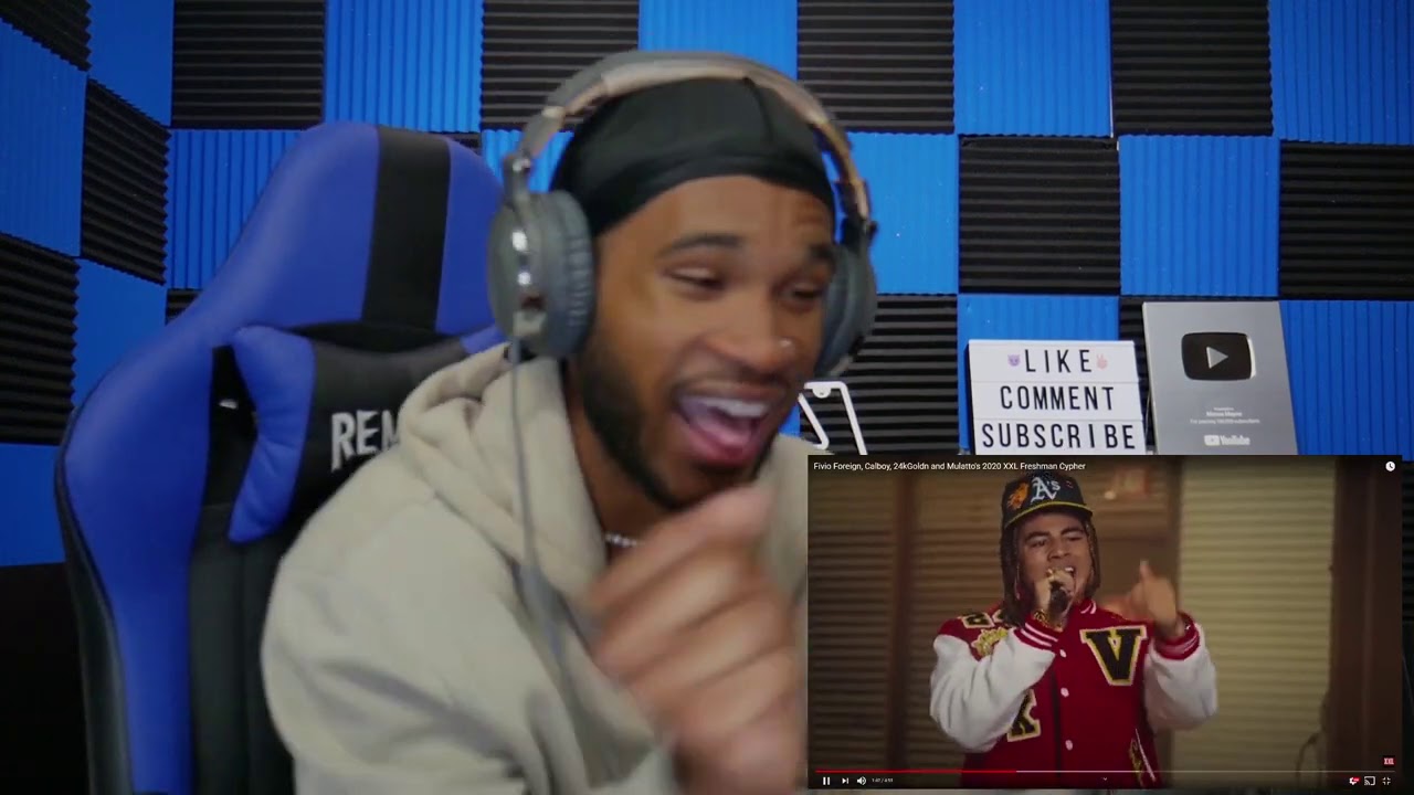 Fivio Foreign, Calboy, 24kGoldn and Mulatto's 2020 XXL Freshman Cypher | REACTION