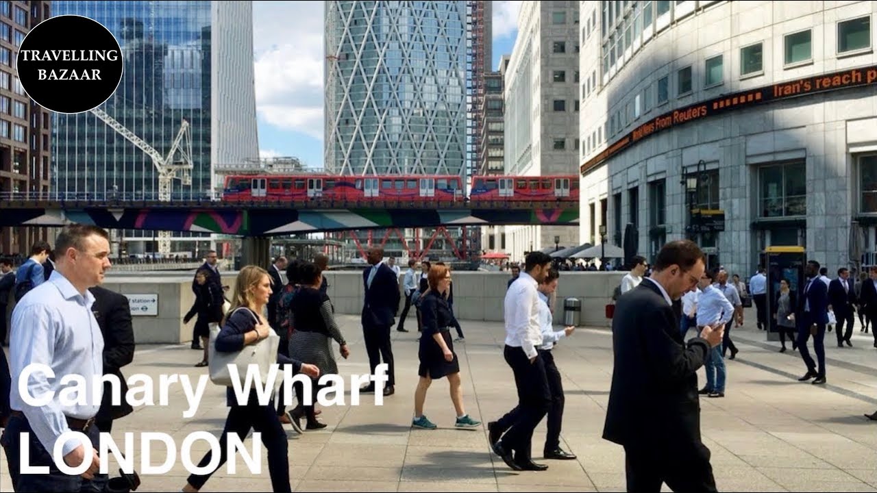 🌎 Canary Wharf | London Walk | UK