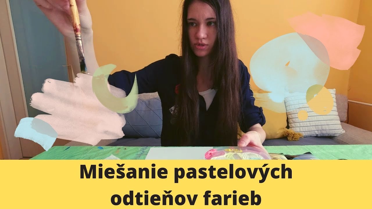 Ako vymiešať pastelové odtiene farieb