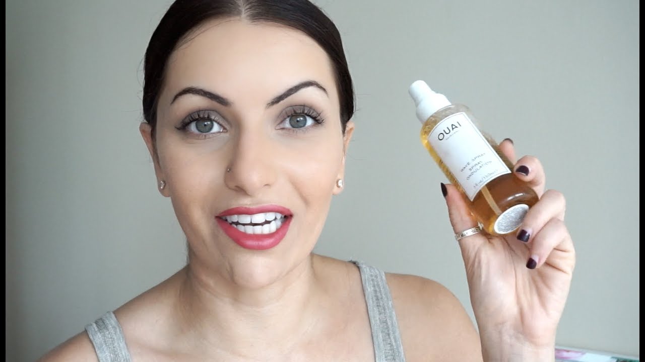 OUAI HAIRCARE REVIEW :: WAVE SPRAY / TEXTURE FOAM / FINISHING CREAM | Lina Waled