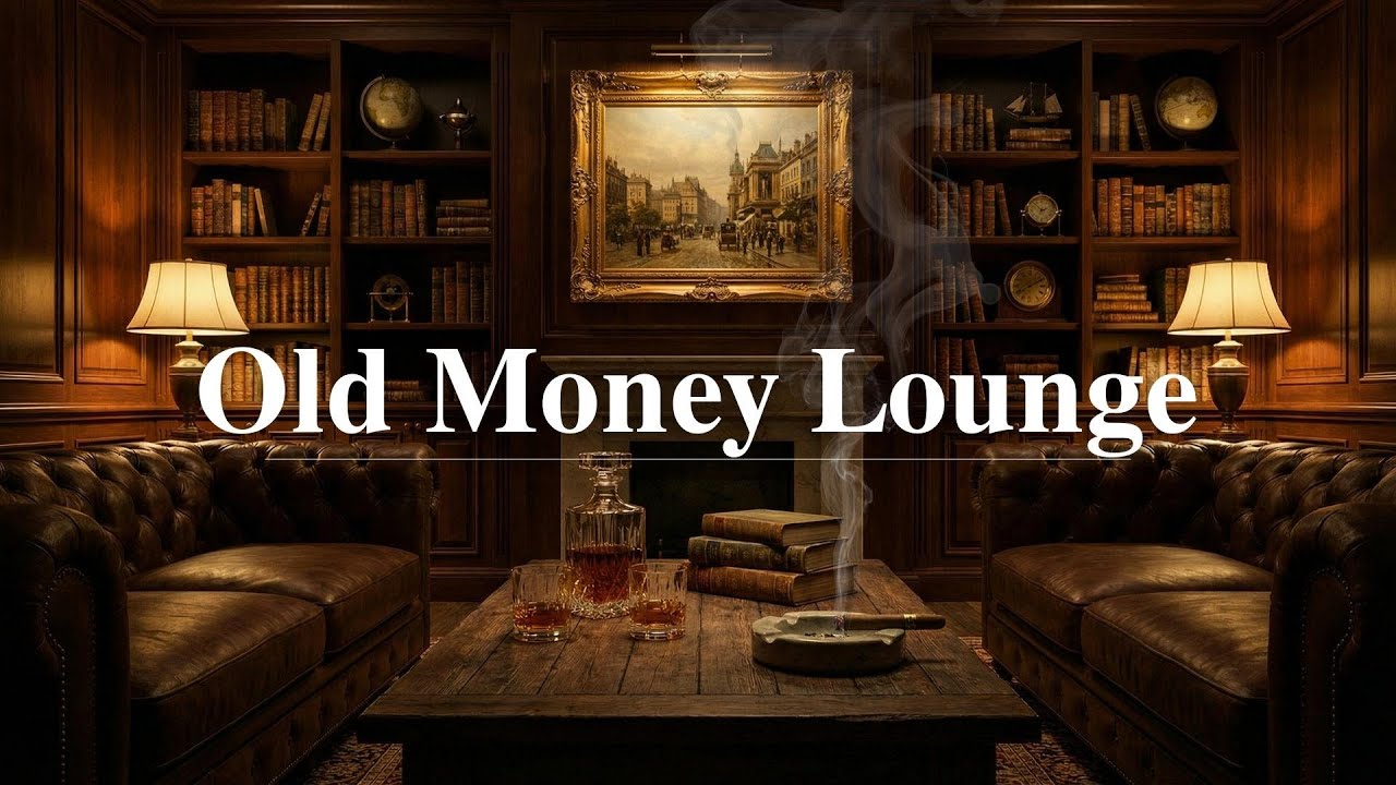 Old Money Lounge | Cigar Smoke & Soft Firelight