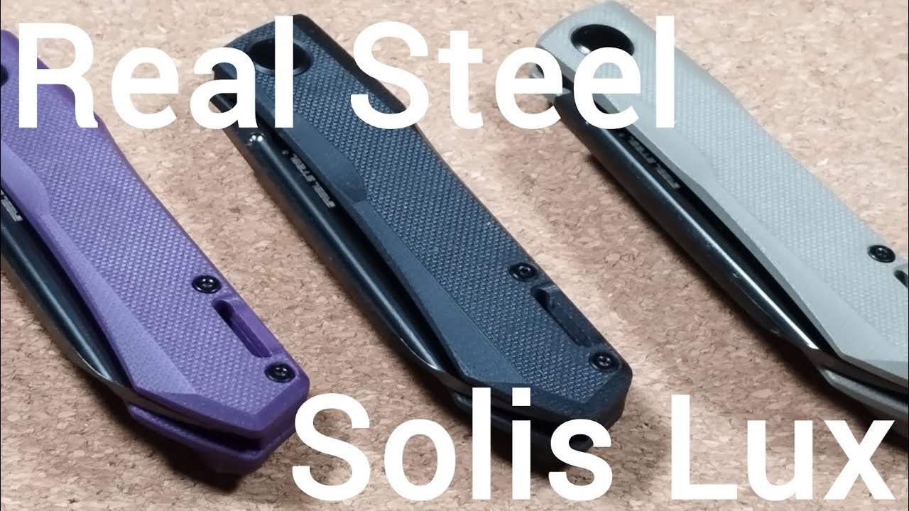 Real Steel Solis Lux - 42a konformer Budget Folder/DLC Coating und ultraleicht/G10 Innovation