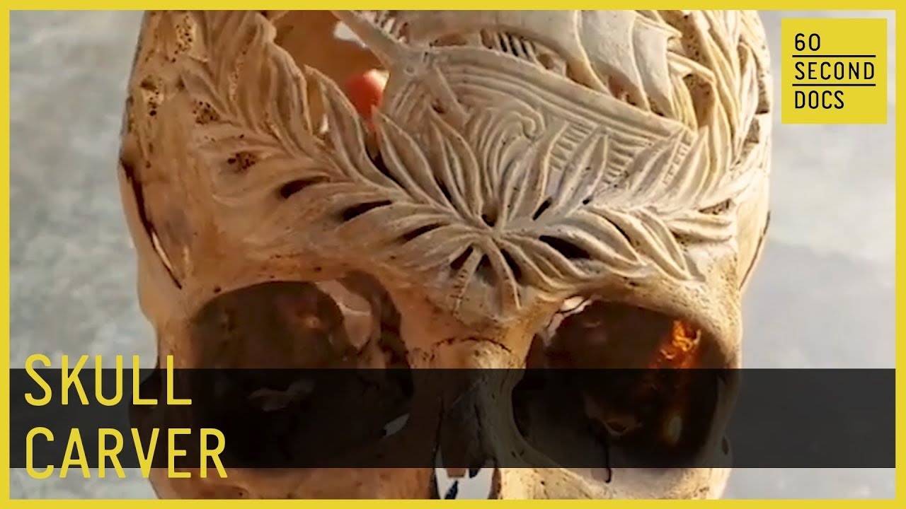 The Artist Carving Into Ethically Sourced Skulls