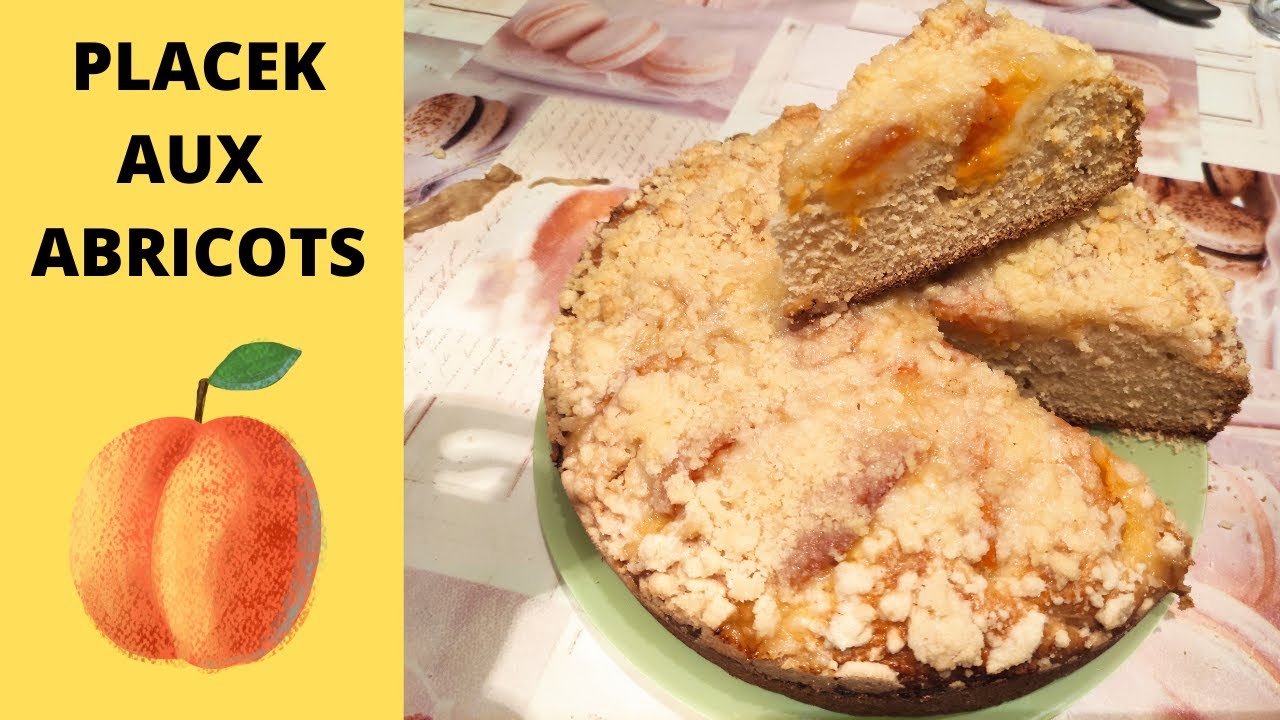 gâteau polonais : placek aux abricots