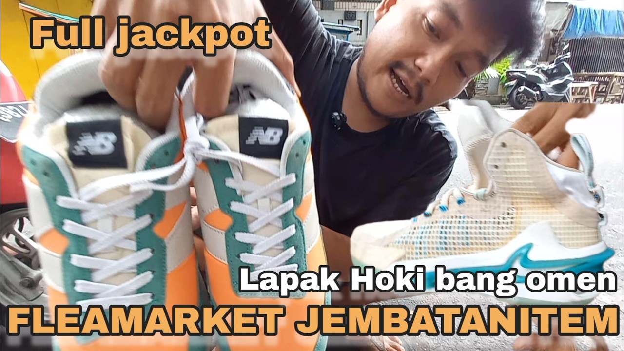 GILA‼️INI BARU MURAH 100K 150K SEPATU SECOND TERBAIK DA MURAH DI PASAR  LOAK JEMBATANITEM JATINEGARA