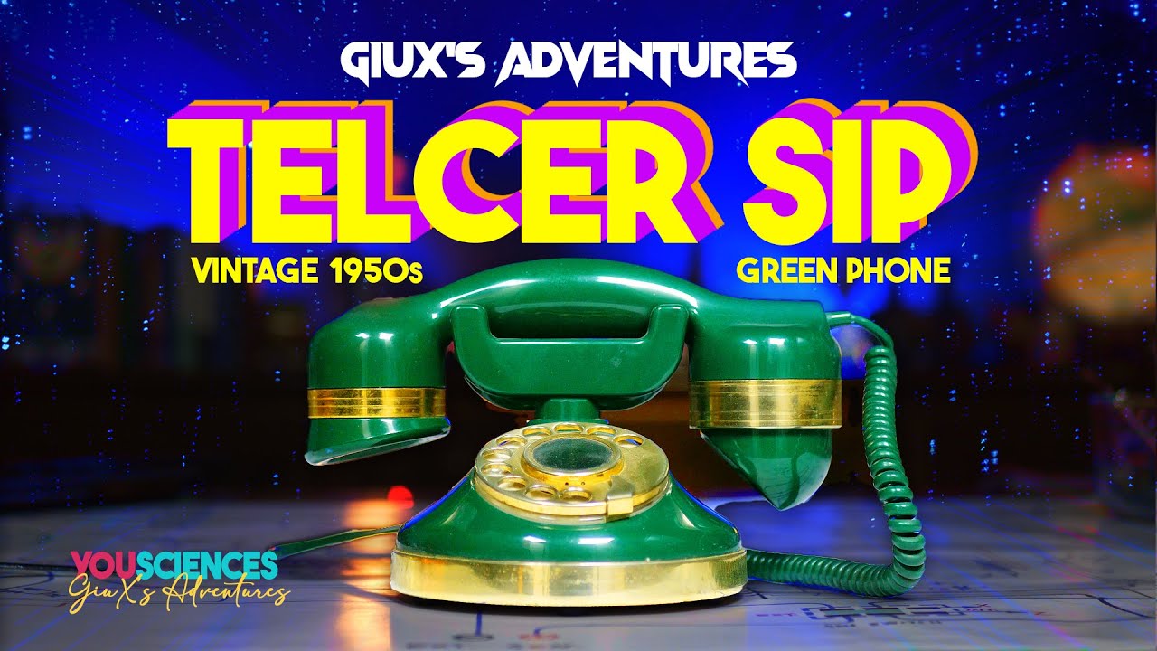 TELCER SIP (Un Meraviglioso TELEFONO a DISCO Vintage anni 50 Verde)  - 