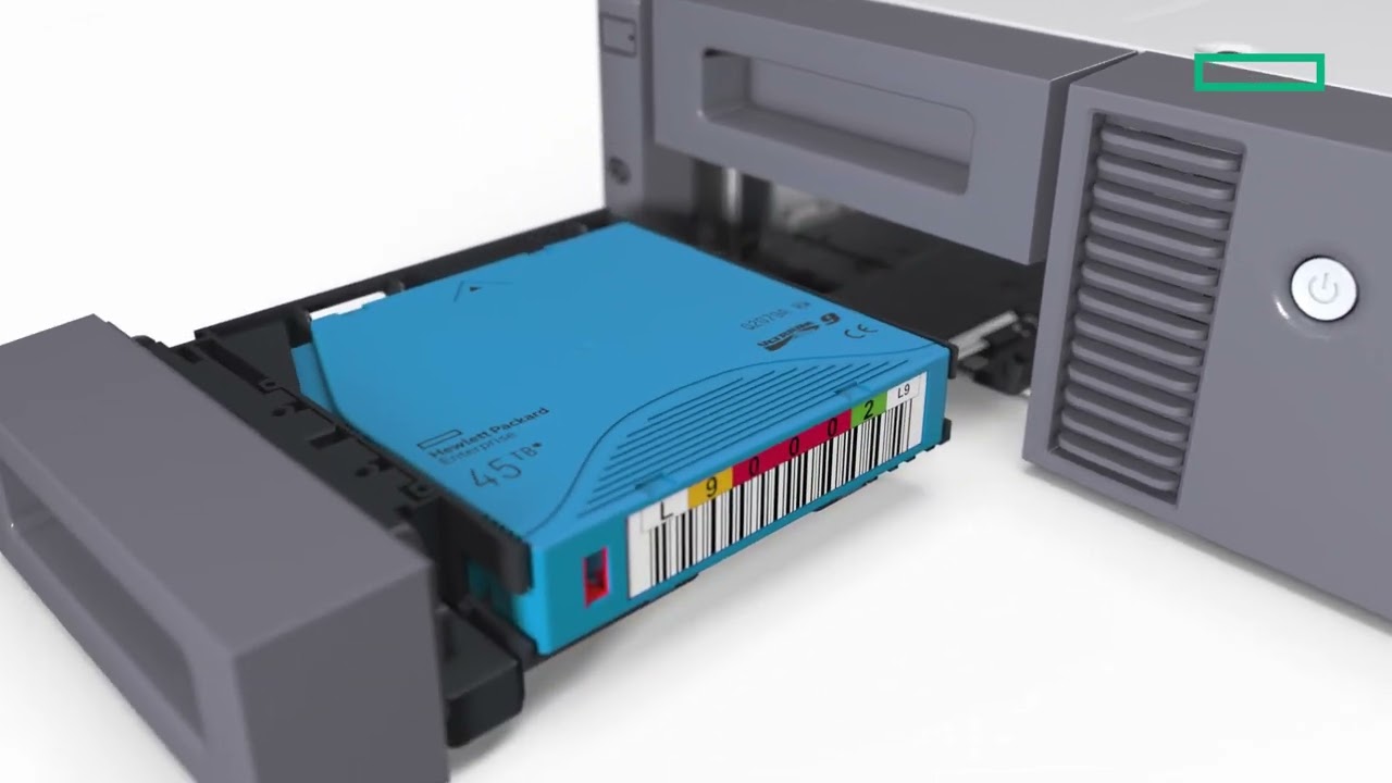 Inside the HPE StoreEver MSL2024 tape library