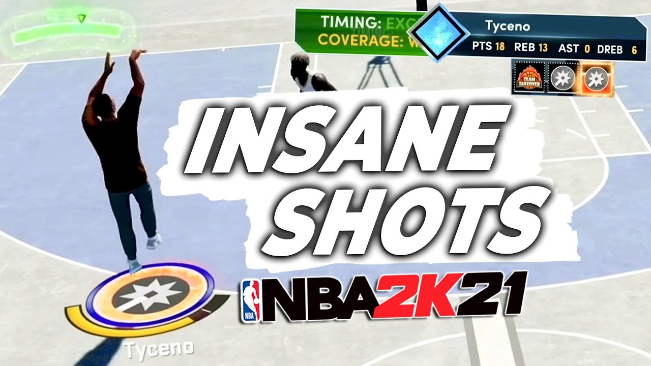 I've been making INSANE SHOTS on NEXT GEN NBA 2K21...