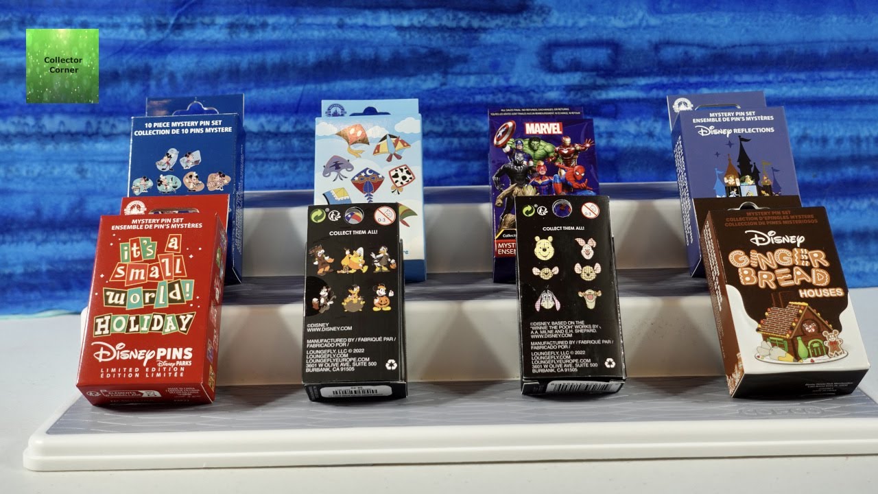 Обзор распаковки коллекционных значков Disney Blind Box Palooza | CollectorCorner