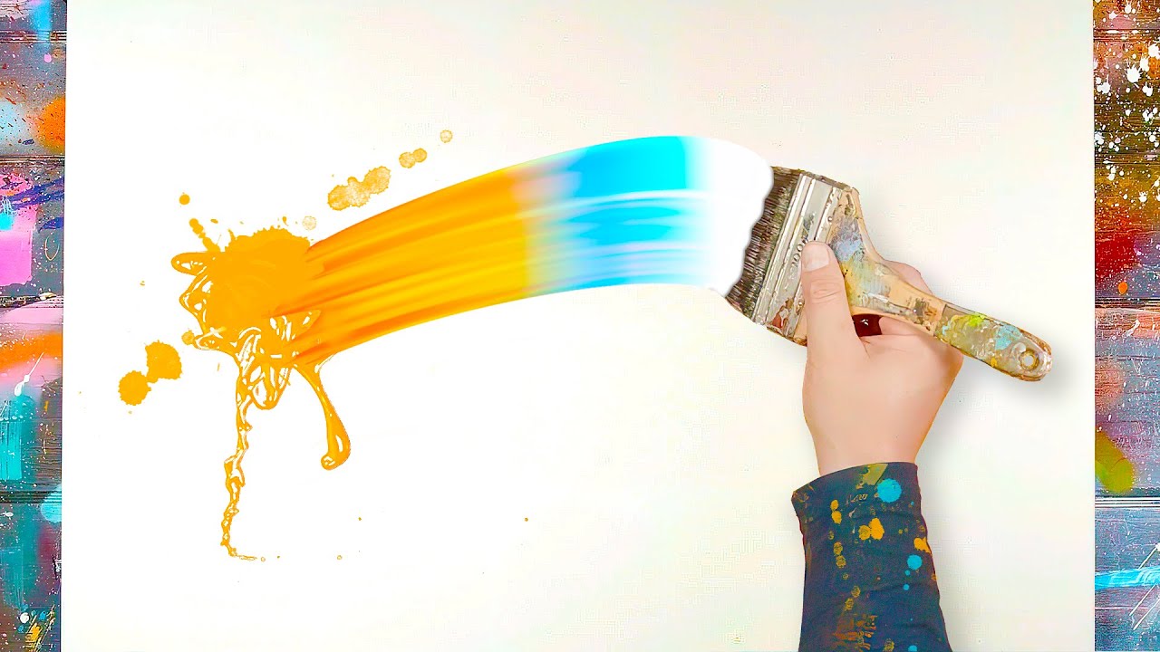 Acrylic Painting - Abstract Art Demonstration | Bo-Kaap