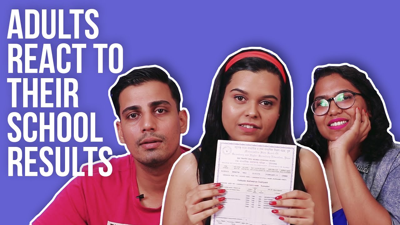 Adults React To Their School Results