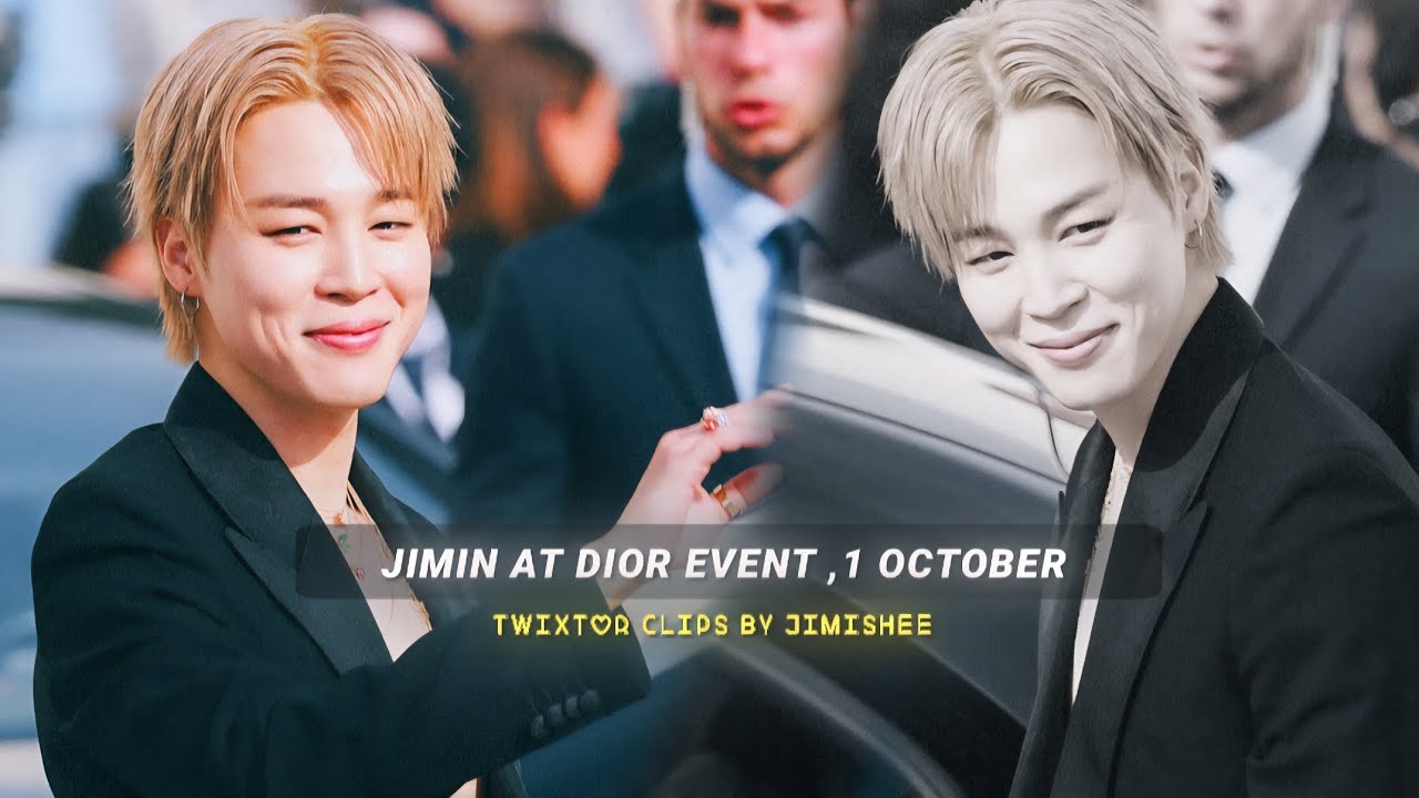 《JIMIN 》° DIOR Twixtor Clips For Edits ♡