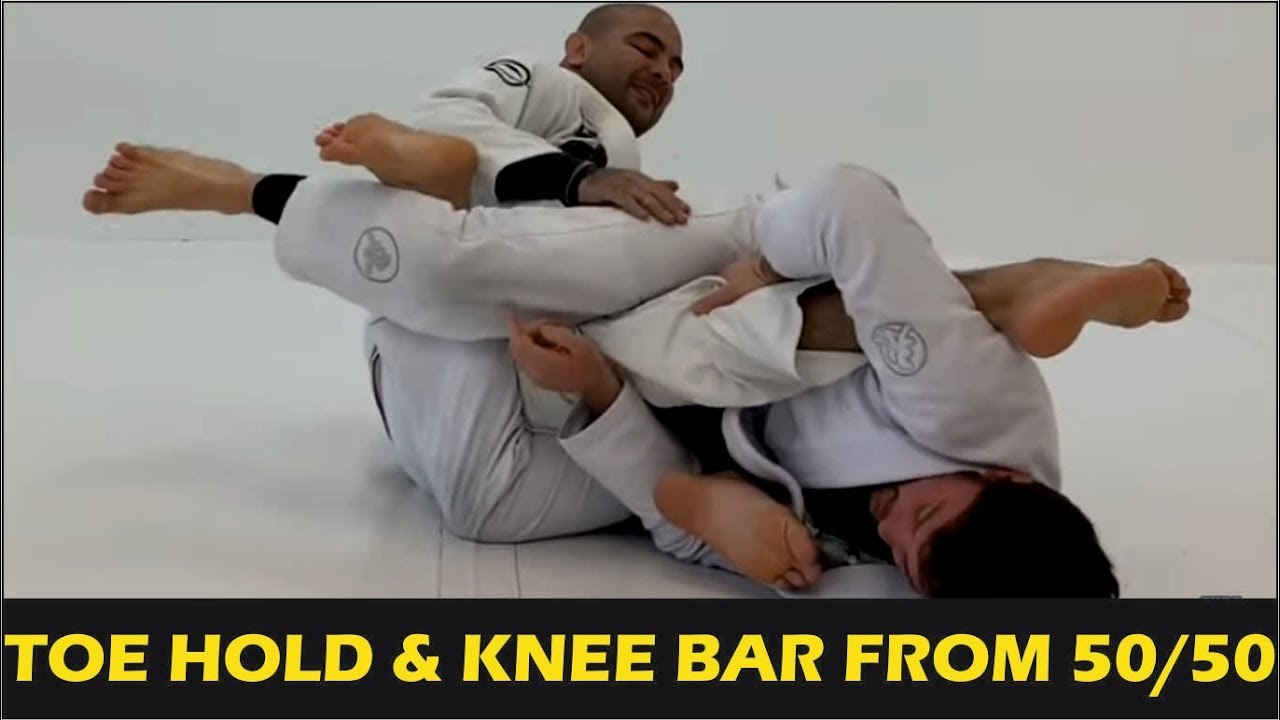 Great Leg Attack Sequence From 50/50 (Toe Hold & Knee Bar) by Tarsis Humphreys