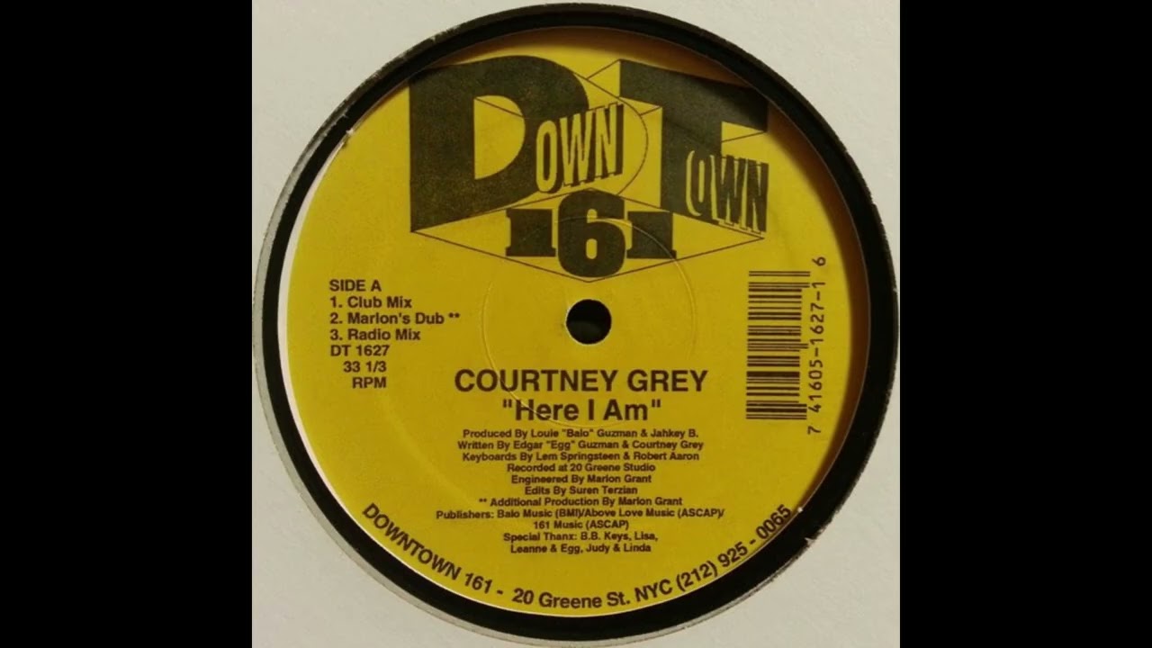 Courtney Grey - Here I Am (Club Mix) (1994)