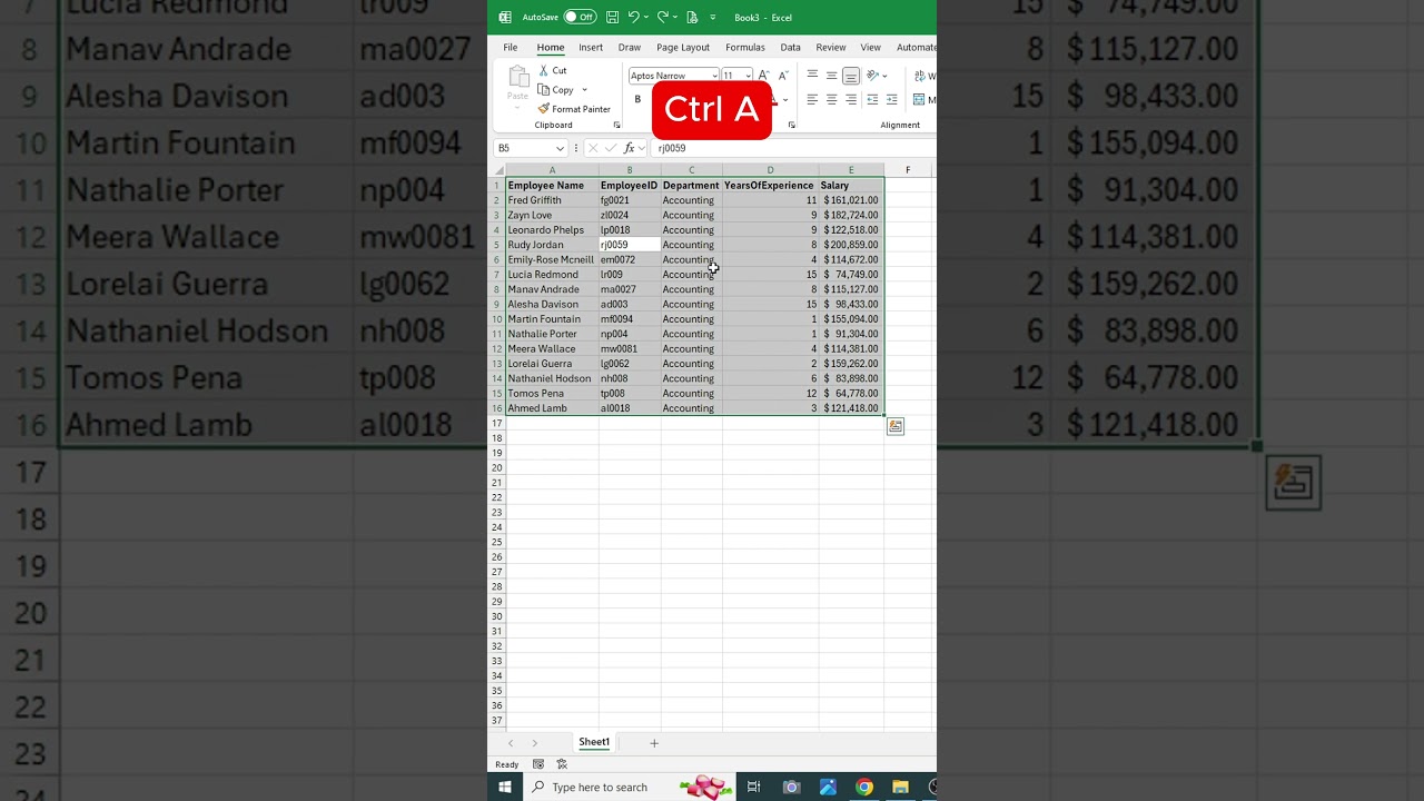 How to Drag and Move Data in Excel Without Copying