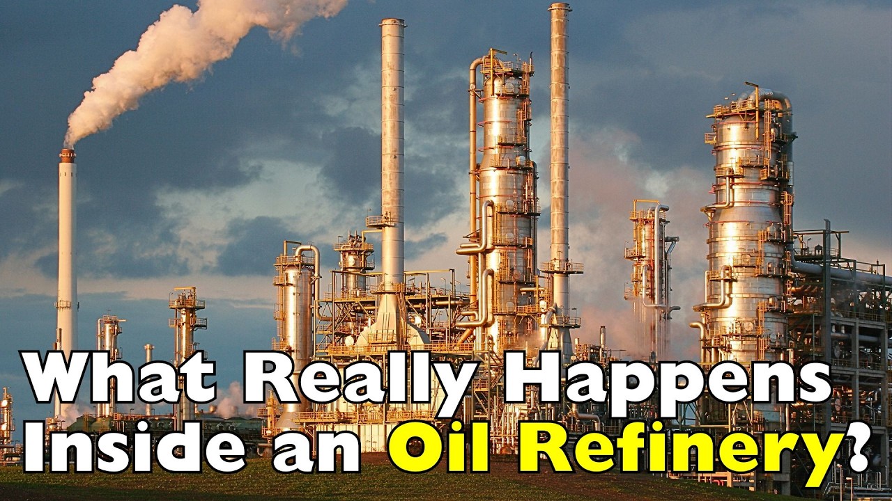 Как сырая нефть превращается в различные продукты