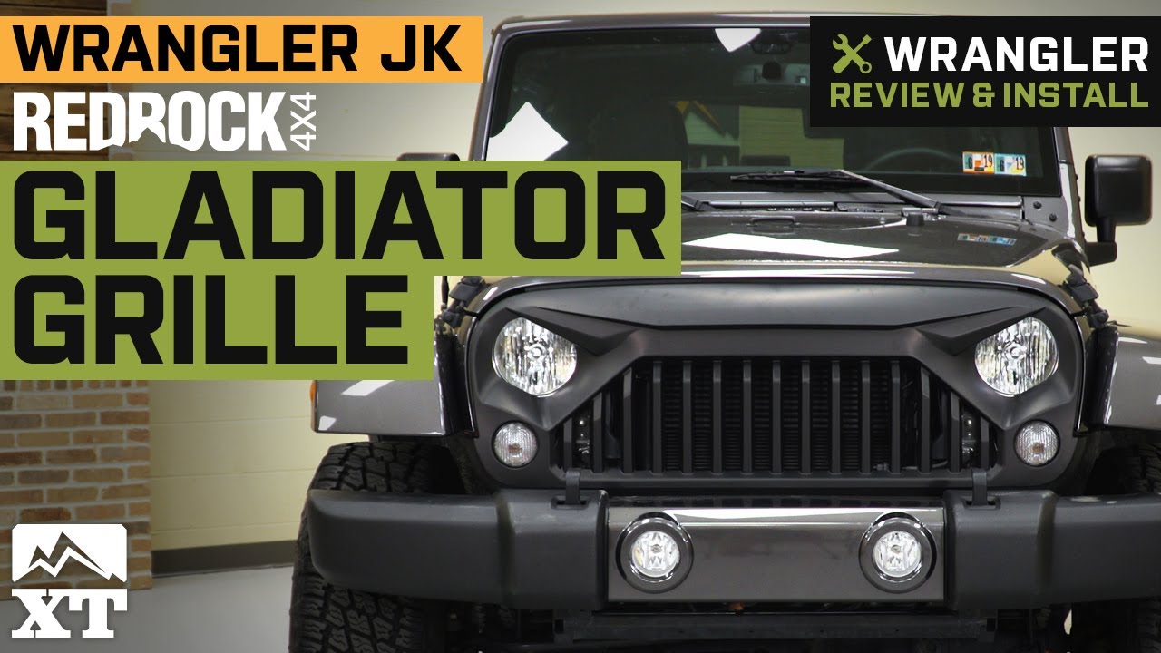 Jeep Wrangler JK RedRock 4x4 Gladiator Grille - Matte Black Review & Install