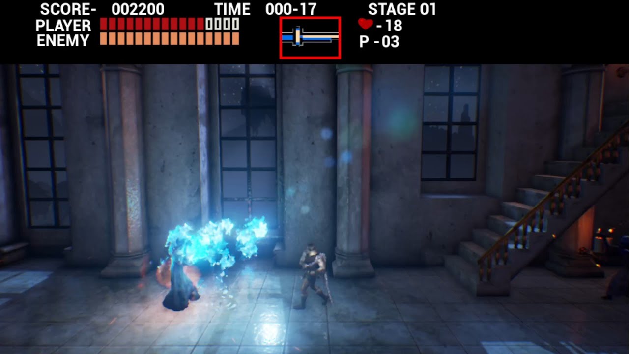 Castlevania Remade in Unreal PC - first level