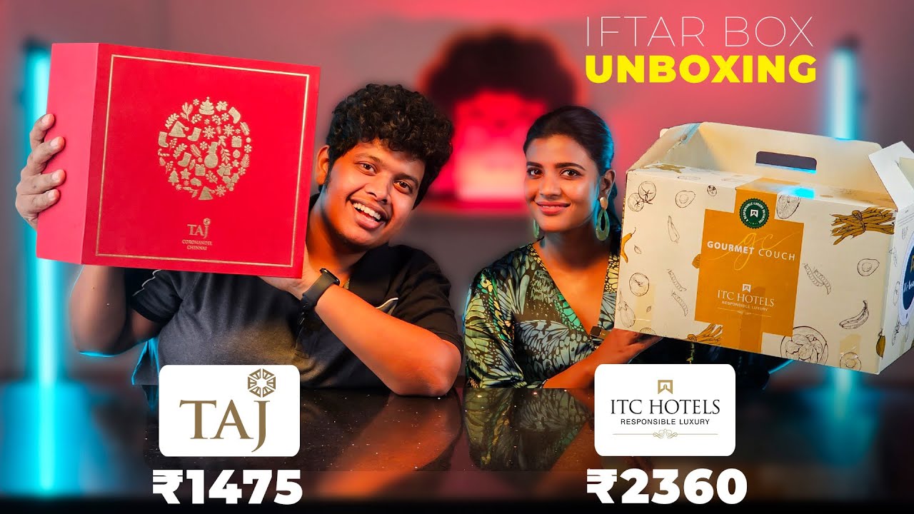 Costliest Iftar Box ITC vs TAJ Unboxing with Aishwarya Rajesh - Irfan's View