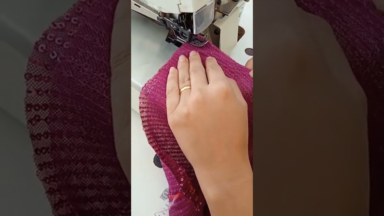 saia  paetê de elástico