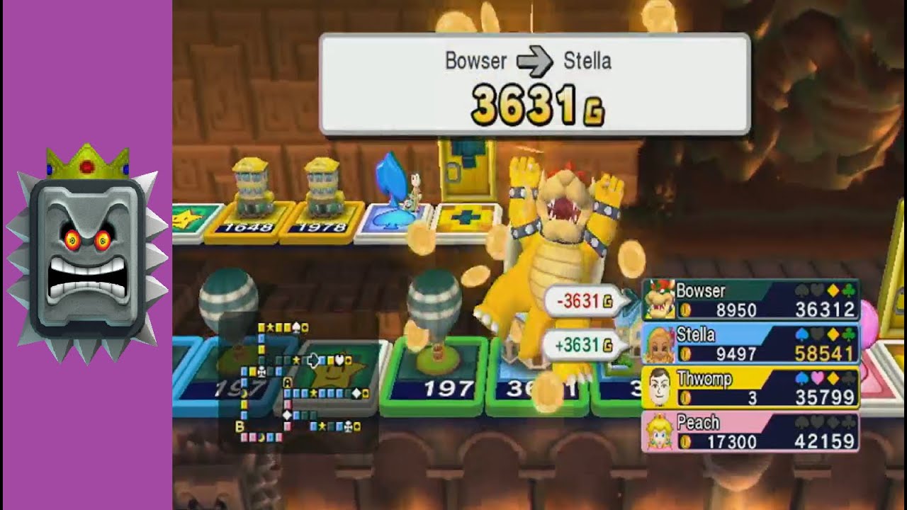 Fortune Street - Bowser's Castle (Only Vacant Plots, Standard Rules)