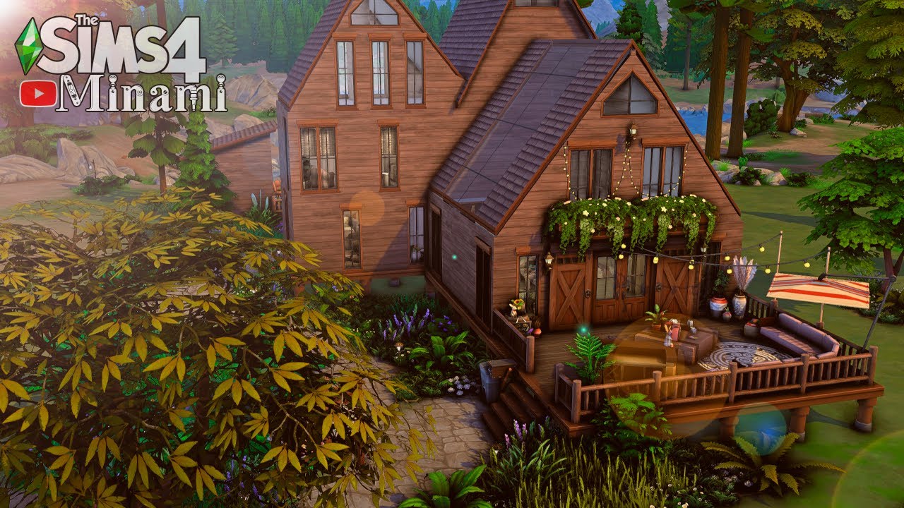 Country House With Sauna 🍃 | SIMS 4 Stop Motion Build | No CC