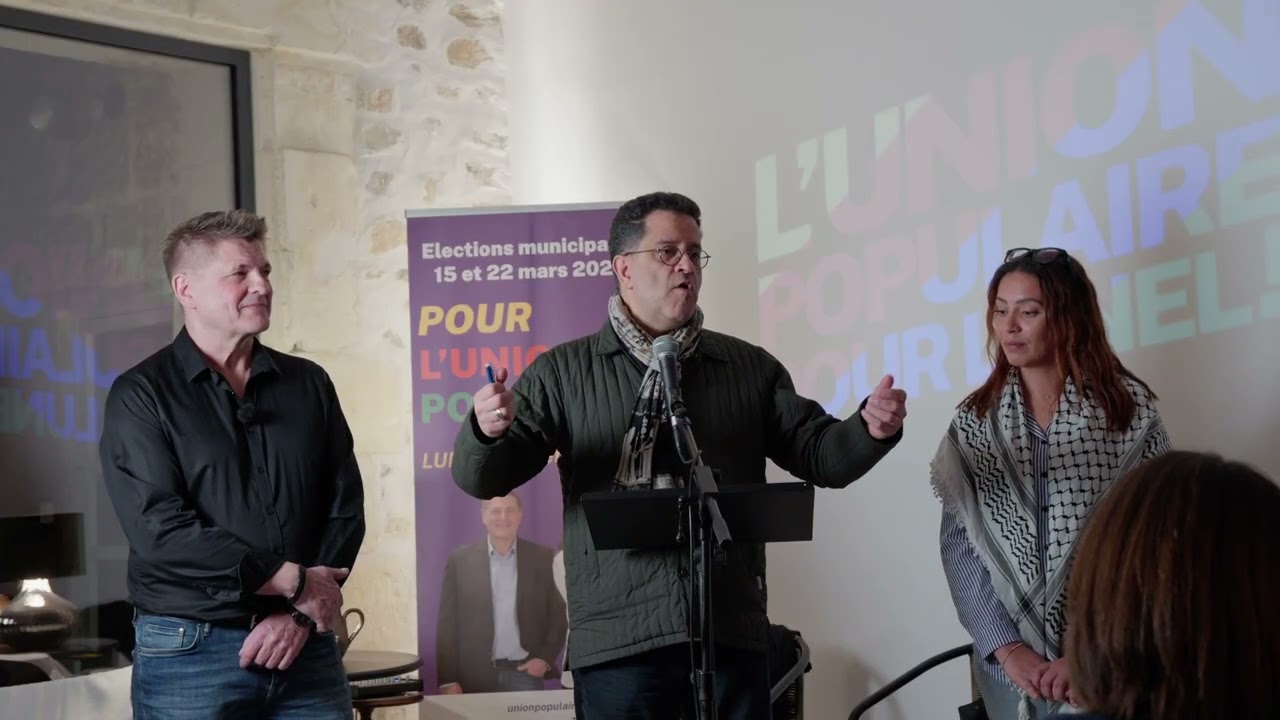 Réunion publique avec Gabriel AMARD