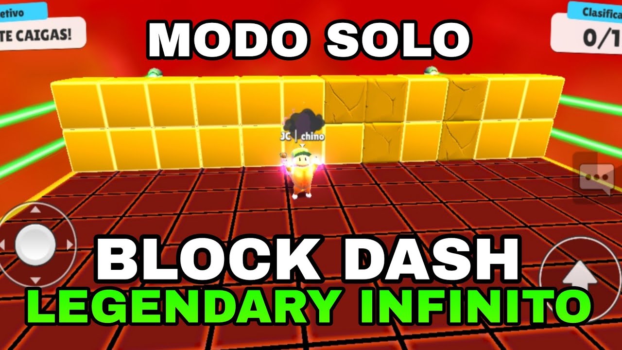 como jugar el block dash legendario infinito en STUMBLE GUYS | como jugar modo entrenamiento