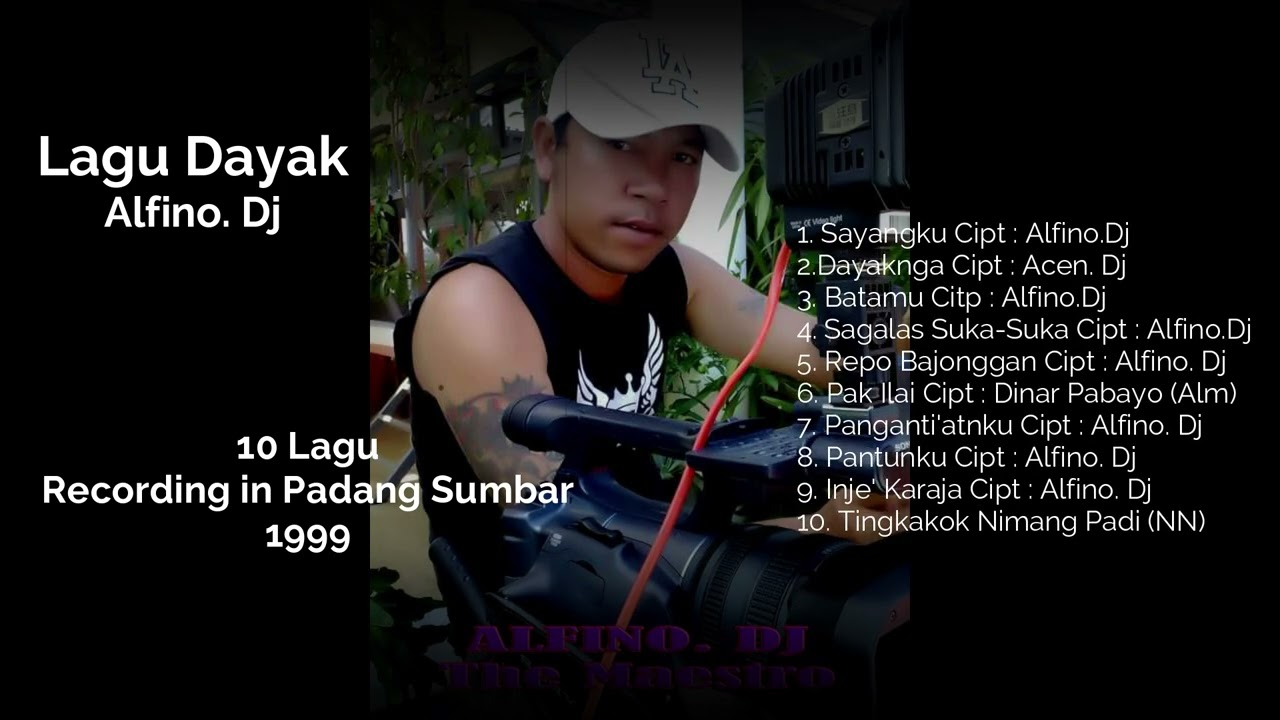 Kumpulan 10 lagu karya Alfino.Dj terpopuler II Recording in Padang 1999