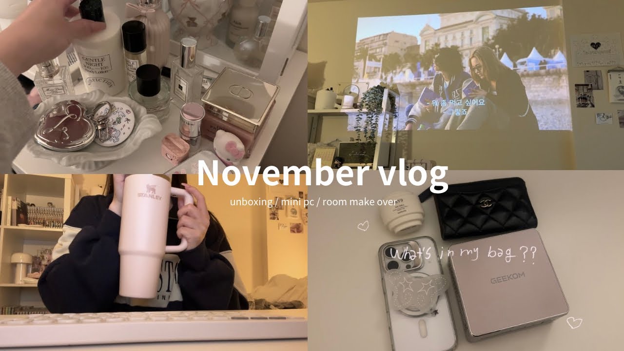 ［vlog］11月の日常ブイログ🪄一人暮らしの社会人オタク SHEIN購入品紹介,h2hアルバム,新しいmini pc etc..(sub)