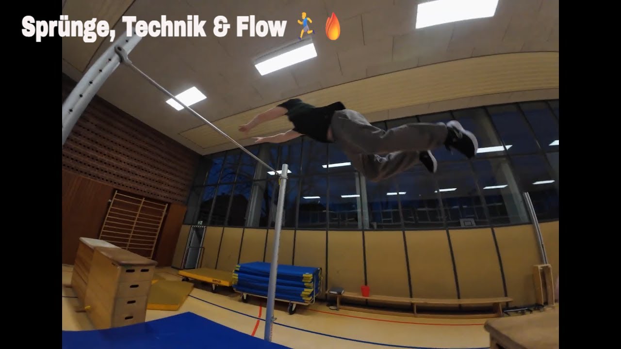 Parkour Hallentraining – Sprünge, Technik & Flow 🏃‍♂️🔥