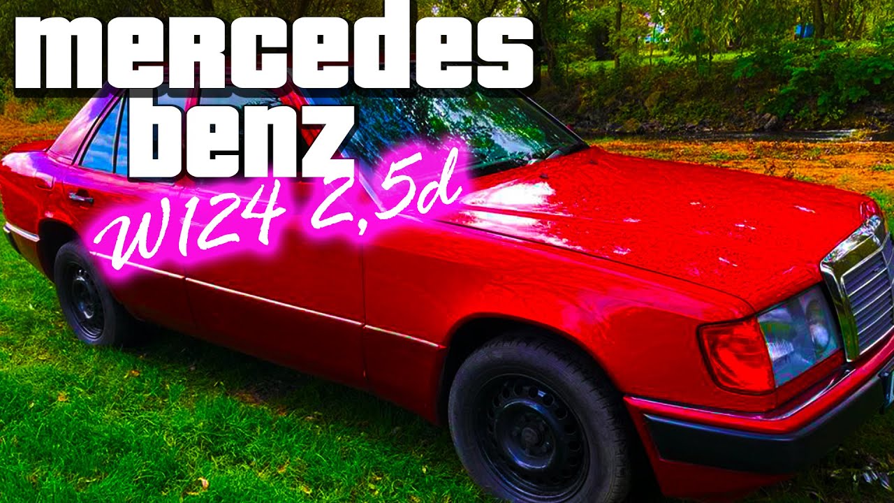 Mercedes W124 2,5d praca silnika [PL]