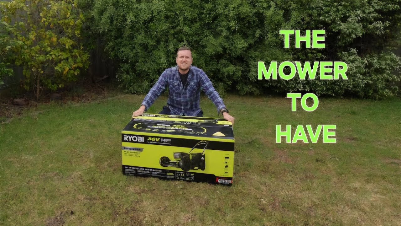 Ryobi 36V HP 46cm brushless Mower (UNBOX ASSEMBLY AND TEST) australian model R36XLMW16