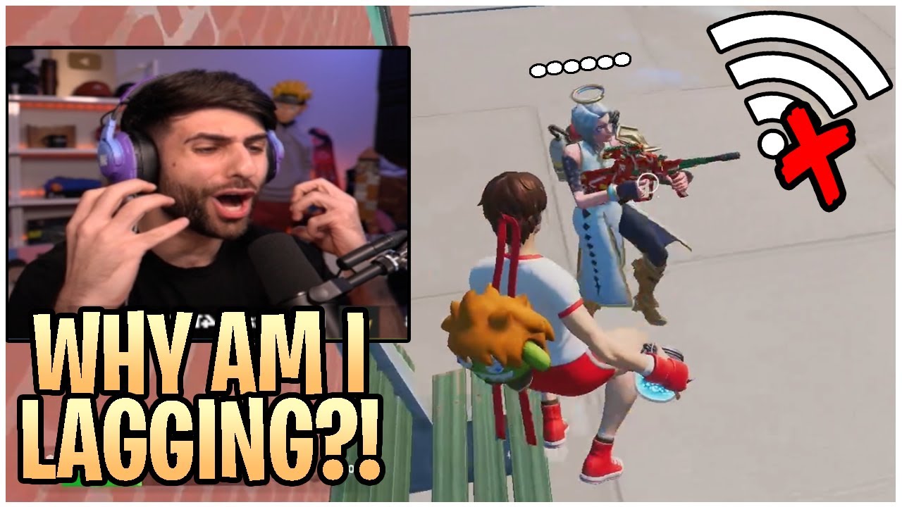 SypherPK Really Doesn't Like Lagging In Fortnite...