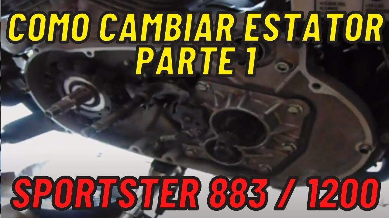 Como cambiar el estator de la Sportster 883 / 1200 / Buell 500 - Parte 1 #sportster883 #tutorial