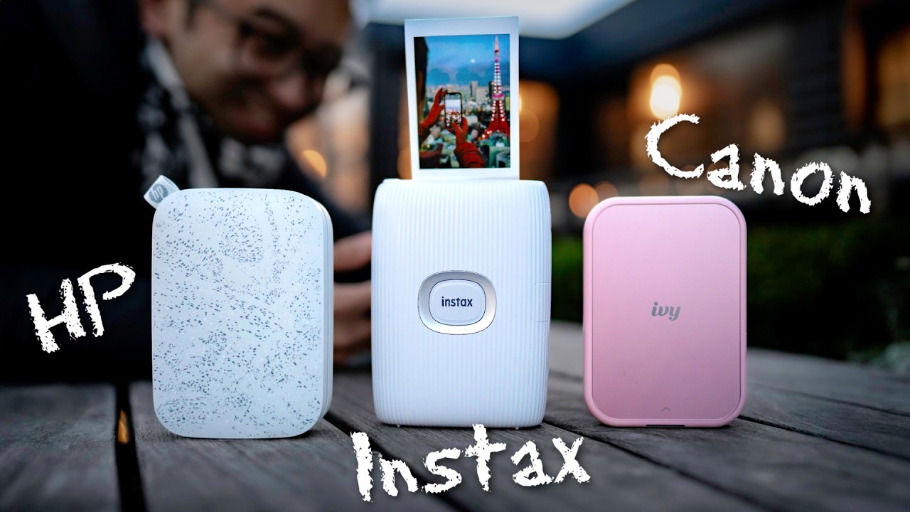 Лучший портативный фотопринтер для мгновенной печати // Instax vs Canon vs HP