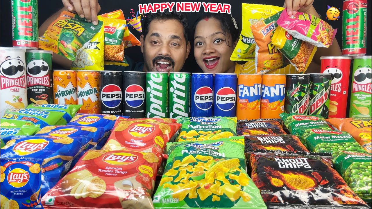 50 PACKETS CHIPS AND KURKURE 😱DIFFERENT TYPES OF COLD DRINKS CHALLENGE 😋JUNK FOOD EATING 🤤 FOOD🔥