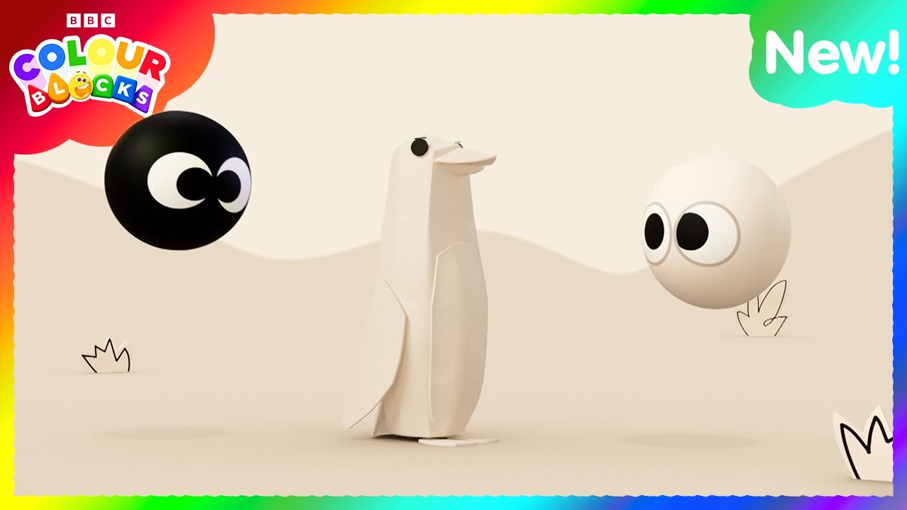 Black and White ⚫⚪ | Colours for Kids | Episode 18 | @colourblocks