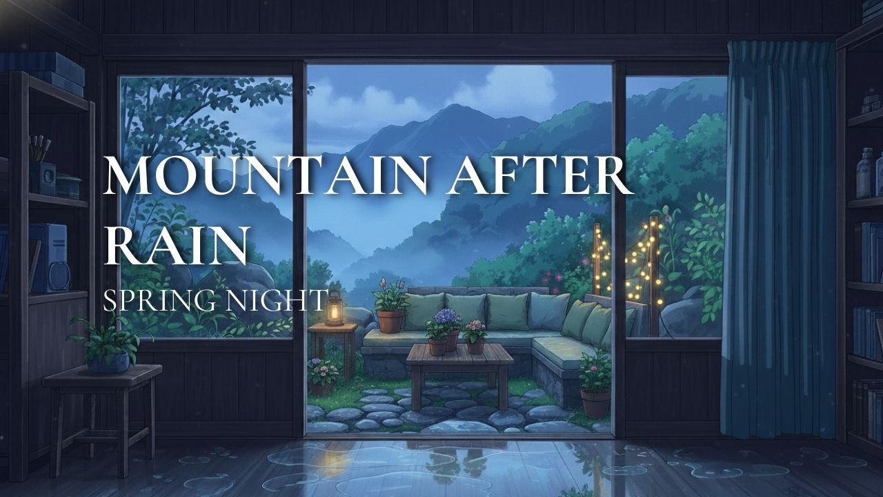 Mountain After Rain — Fresh Spring Ambience for Deep Sleep | 1 Hour