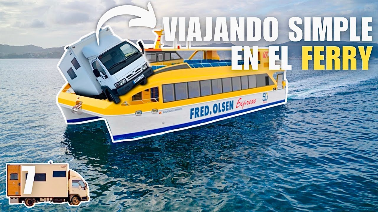 Ferry Canarias - Península | Día 7 de 30 días VIVIENDO solo en CAMPER