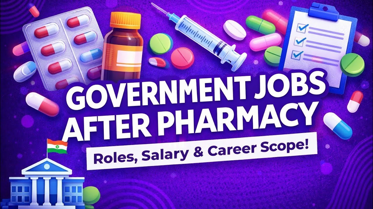 Top Government Jobs After Pharmacy | Salary, Exams & Career Scope (B.Pharm, D.Pharm, M.Pharm) #jobs