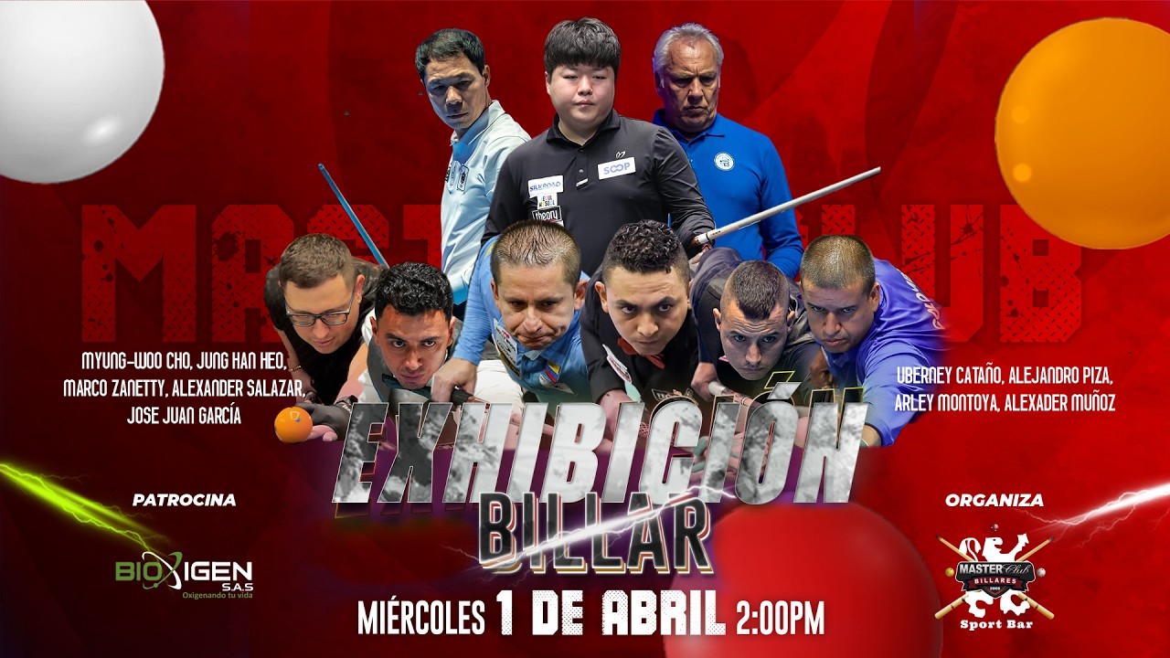 😮&zwj;🔥 FINAL | Marco Zanetti vs ALEJANDRO PIZA📍 Master Club Billares &ndash; Medell&iacute;n