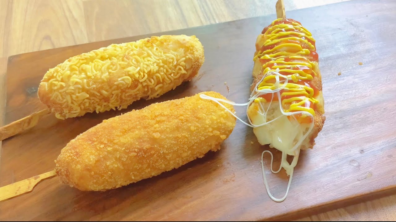 Korean corn dog recipe ! Korean street food