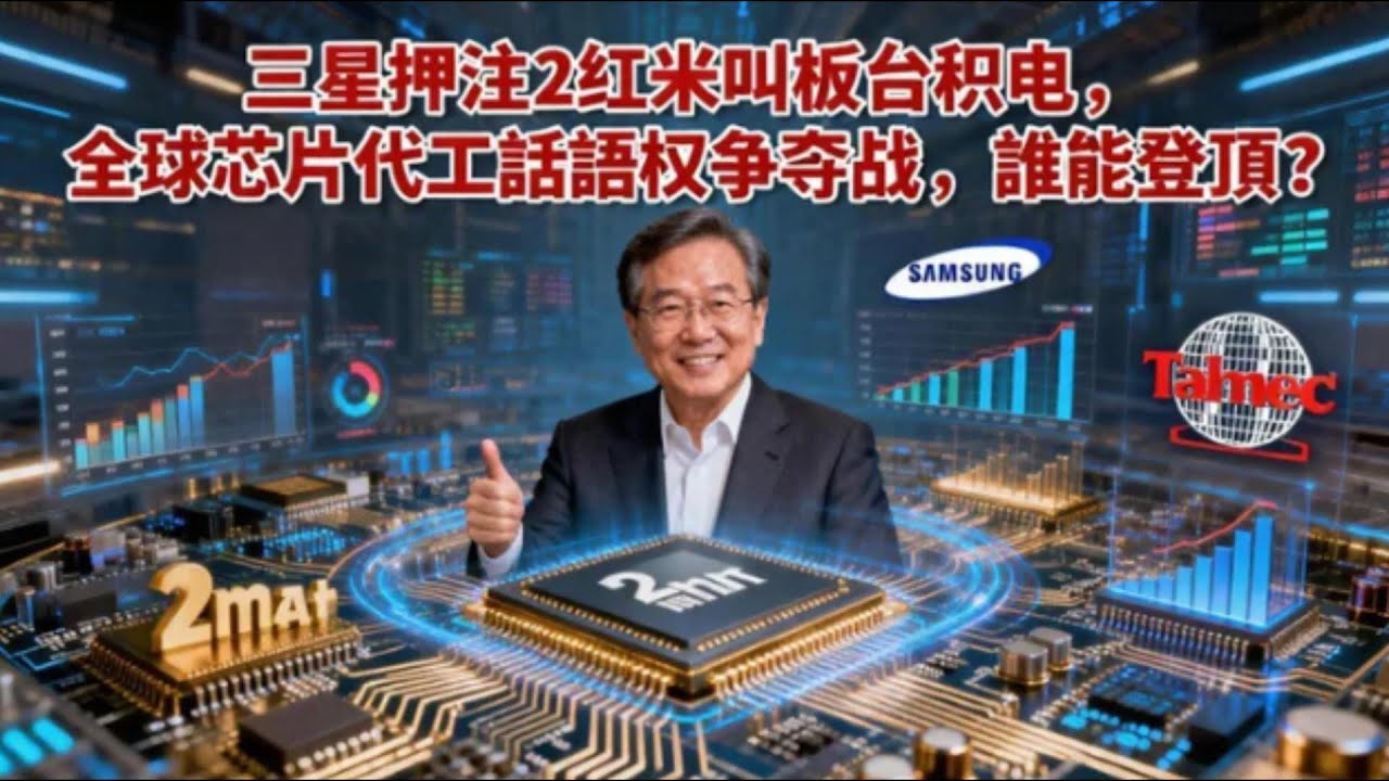 台積電霸佔芯片話語權，三星 2 奈米逆襲，誰能改写半導體格局？