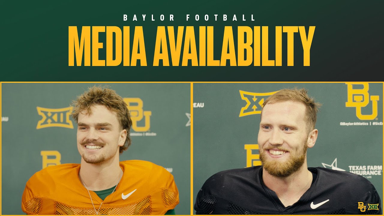 Baylor Football: Sawyer Robertson and Matt Jones Media Availability (Dec 18, 2024)