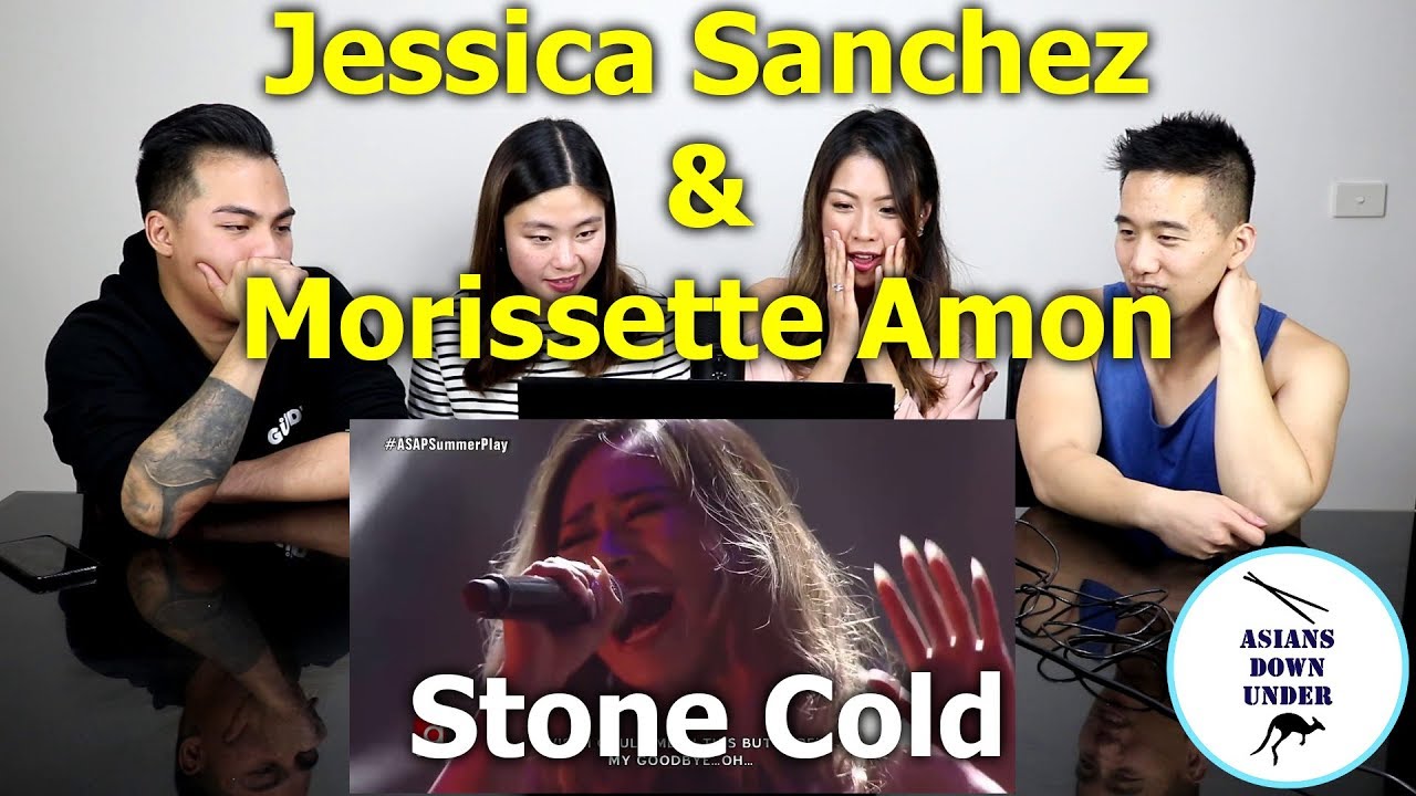 Morissette Amon & Jessica Sanchez sing Stone Cold | Reaction - Australian Asian