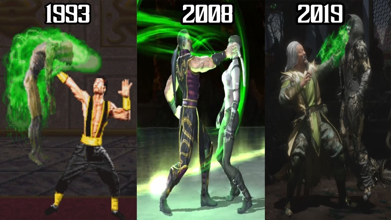 Mortal Kombat - The Evolution Of Shang Tsung's 'Soul Steal' (1993-2019) (MK2-MK11)