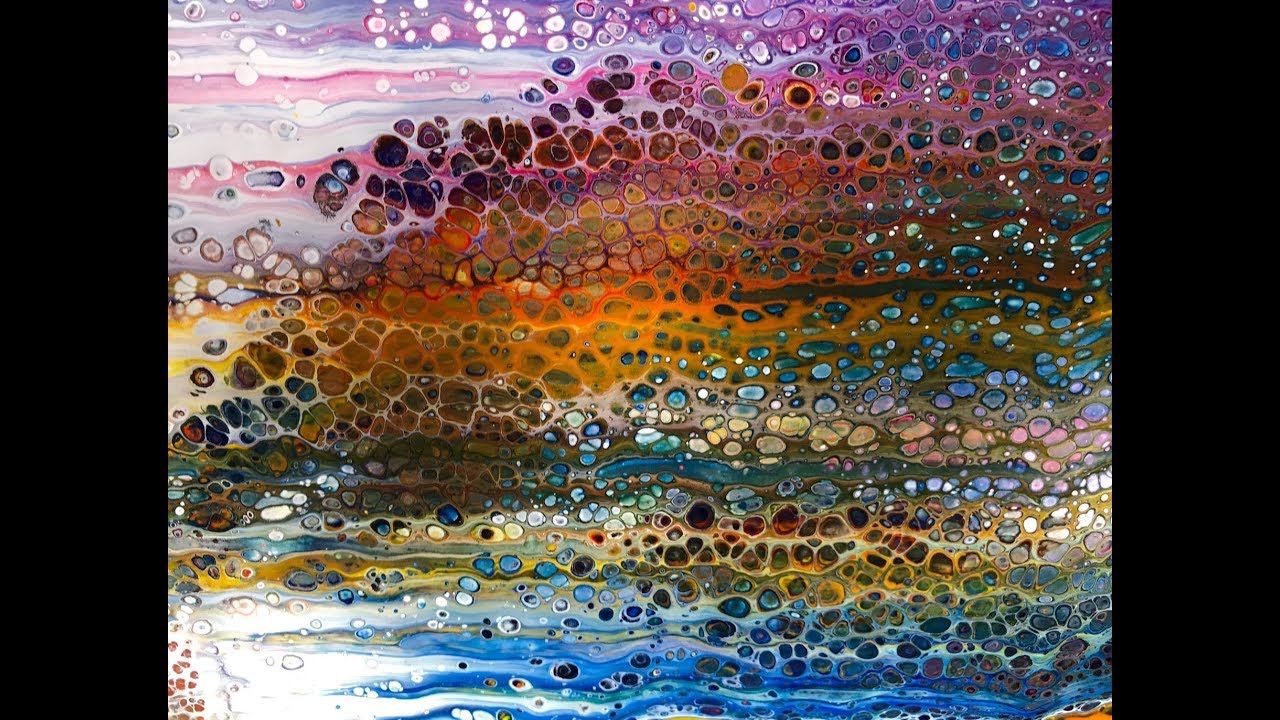 Acrylic Pour Painting: A Dirty Pour And The 