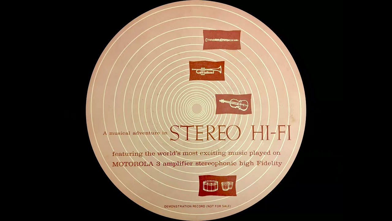 Motorola Stereo Hi-Fi Demonstration Record (1959)